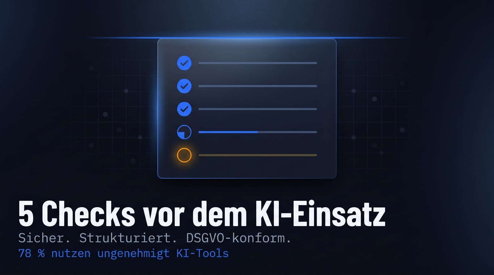KI-Tools sicher im Büro einsetzen: 5 Checks vorher